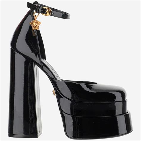 versace medusa head beach slides price|Versace Medusa platform pumps.